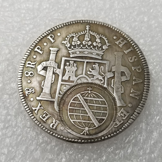 Commemorative coin 1799 Brazilian 960 Silver Plated Silver Dollar Silver Round Foreign Silver Dollar #84