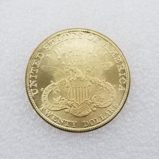 Commemorative Coin 1879 Brass Material American Foreign Silver Dollar Silver Round Wholesale