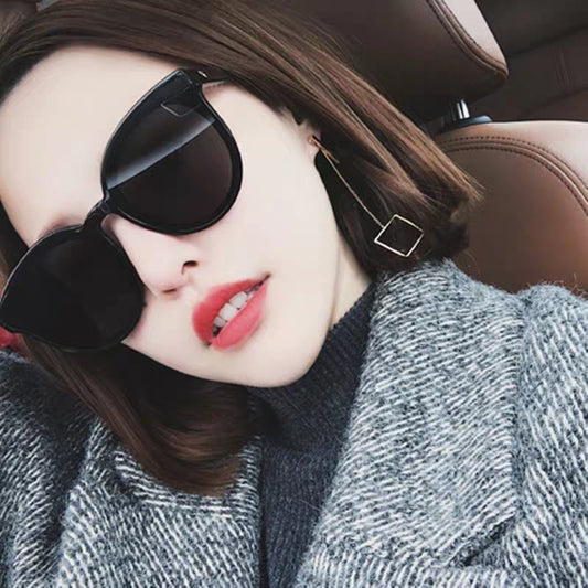 2023 new Internet celebrity street shot big V polarized sunglasses Korean version star trendy GM sunglasses men's and women's driving glasses