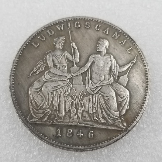 Commemorative Coin 1846 German Silver Dollar Coin #1548