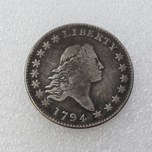 Commemorative Coin 1794 Flowing Hair Half Yuan Commemorative Coin #3496