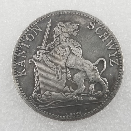 Commemorative coin 1867 Swiss commemorative coin, commemorative medal can be blown imitation silver dollar foreign trade #1795