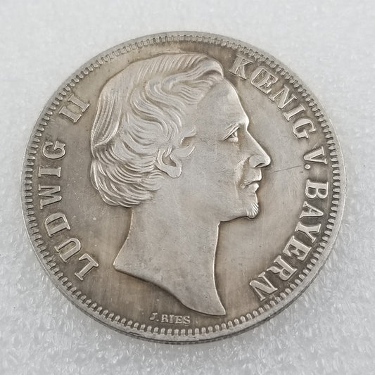 Commemorative Coin 1866 Brass Material German Commemorative Coin Silver Dollar Wholesale Collection #1556