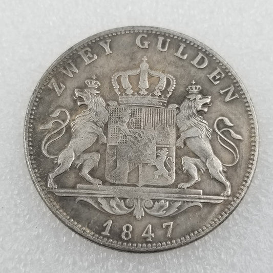 Commemorative Coin 1847 German Silver Dollar Foreign Trade Wholesale Silver Round Coin Collection #1550