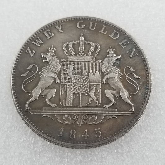 Commemorative Coin 1845 German Silver Dollar Coin #1547