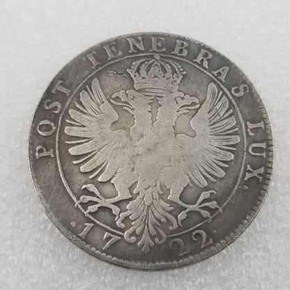 Commemorative Coin 1722 Commemorative Coin, Commemorative Medal can be blown imitation silver dollar foreign trade #1791