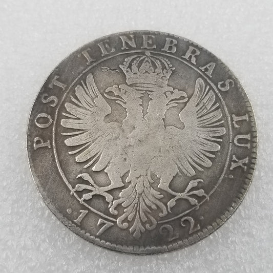 Commemorative Coin 1722 Commemorative Coin, Commemorative Medal can be blown imitation silver dollar foreign trade #1791