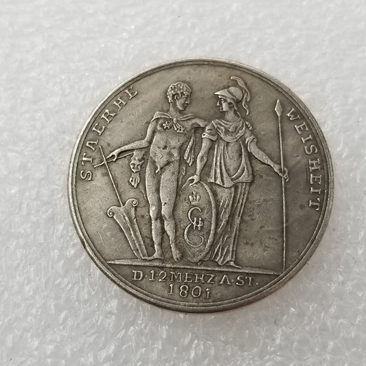 Commemorative Coin 1801 Russian Silver Dollar Brass Commemorative Coin #3170