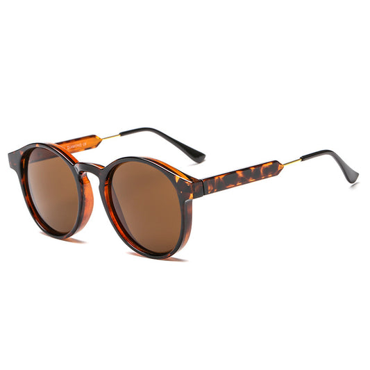 2023 Internet celebrity street shot sunglasses ins round face women's sunglasses sunglasses Korean version tide round Harajuku glasses wholesale
