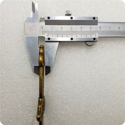 Commemorative coin 16.8cm brass, sword knife, decorative pendulum pendant #T0043