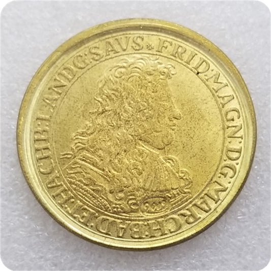 Commemorative Coin 1681 Brass German Silver Dollar Commemorative Coin Collection #1718