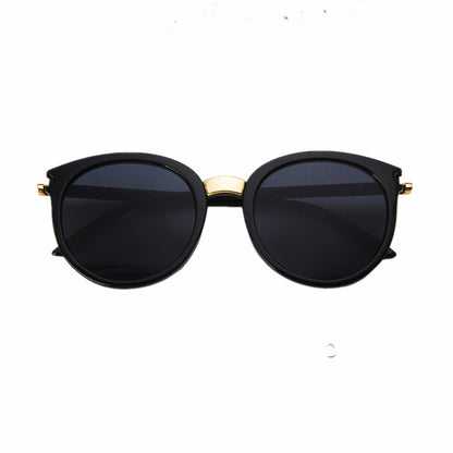 2023 fashion Korean version street shot sunglasses wholesale women's large frame sunglasses personalized round frame sunglasses