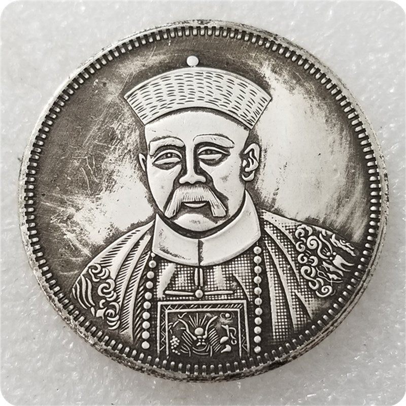Wandering coin handicrafts thickened Republic of China restoration commemorative coin silver dollar wholesale #0301