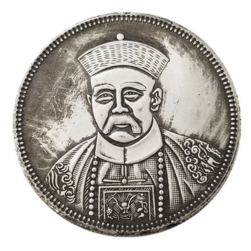 Wandering coin handicrafts thickened Republic of China restoration commemorative coin silver dollar wholesale #0301