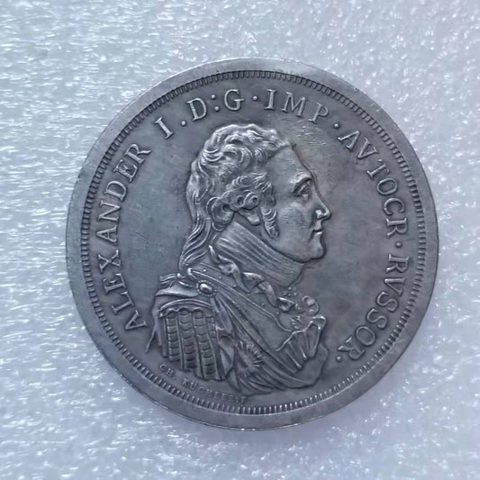Commemorative Coin 1804 Brass Material Russian Foreign Commemorative Coin Silver Dollar #1308