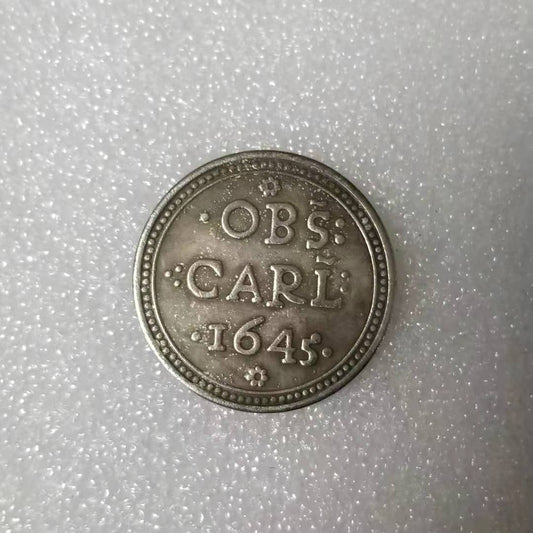 Commemorative Coin 1645 Commemorative Coin Replica Commemorative Coin Brass Silver Plated Material #1635