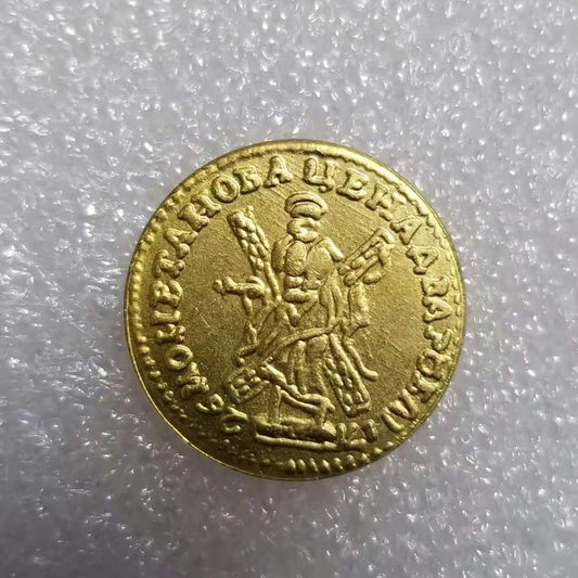 Commemorative Coin 1726 Russian Commemorative Coin Brass Material #1768