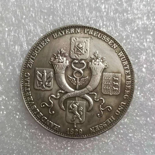 Commemorative Coin 1829 Brass Material German Silver Dollar Commemorative Coin Foreign Trade Collection #1522