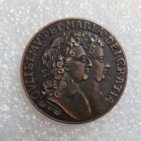 Commemorative Coin 1693 Brass Material Irish Copper Coin Commemorative Coin Wholesale #1484