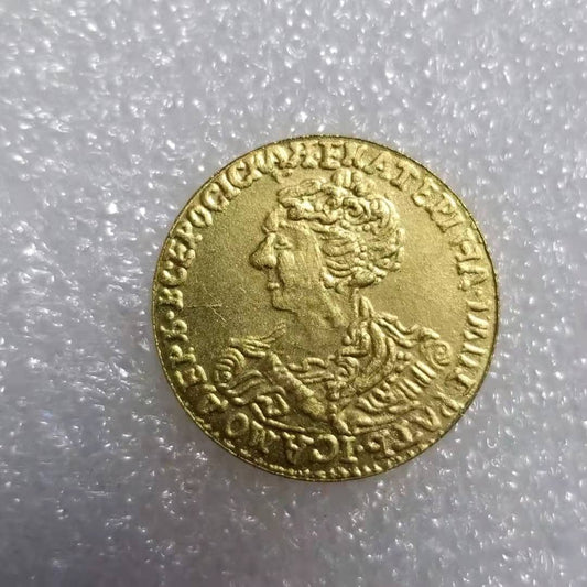 Commemorative Coin 1726 Russian Commemorative Coin Brass Material #1768