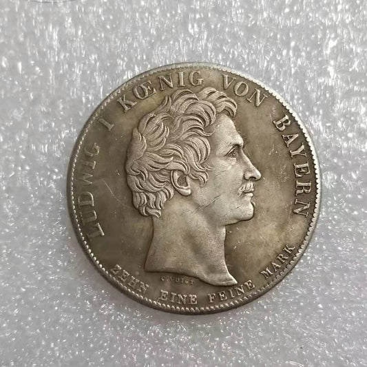 Commemorative Coin 1833 Brass Material German Silver Dollar Commemorative Coin Foreign Trade Collection #1527