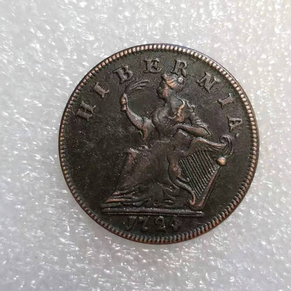 Commemorative Coin 1724 Brass Material Irish Copper Coin Commemorative Coin Wholesale #1493