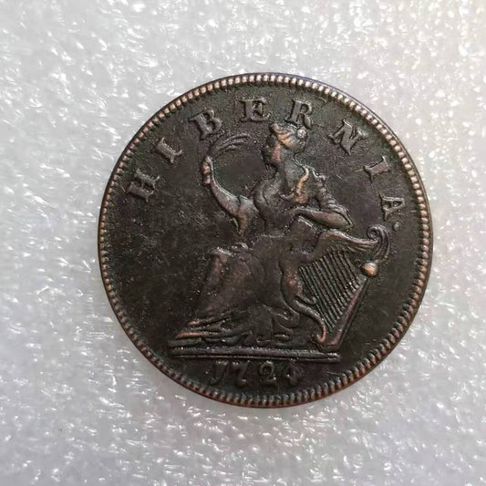 Commemorative Coin 1724 Brass Material Irish Copper Coin Commemorative Coin Wholesale #1493