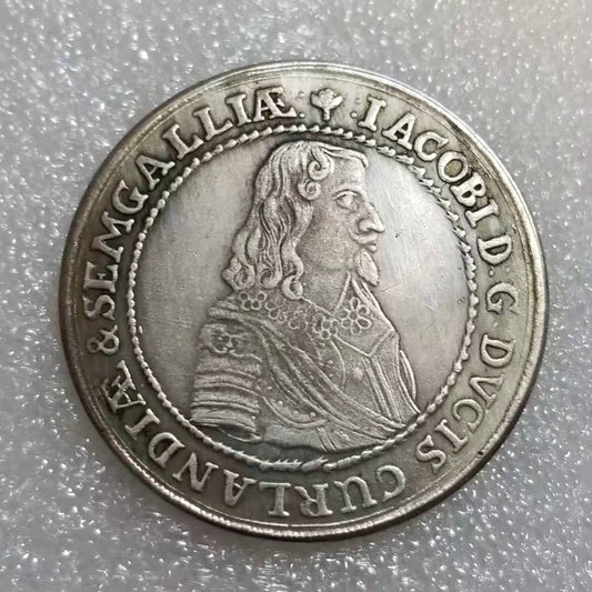 Commemorative Coin 1643 Brass Material Lithuanian Silver Dollar Commemorative Coin Wholesale