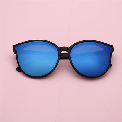 Women's retro sunscreen sunglasses men's ins high-end large-frame sunglasses trendy Korean version small glasses clearance glasses