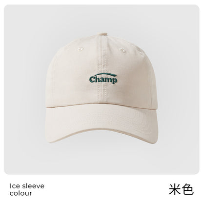 Classmate Yang, mother's cap, female wide-brimmed couple's hat, Korean version of baseball cap, showing a small face and a soft top.