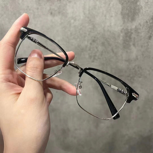Xiaohongshu Douyin has the same anti-blue light optical fatigue myopia glasses for men, which can be matched with half-frame glasses and women's frames.