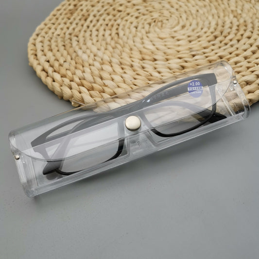 With box blue light reading glasses fashionable and comfortable men's and women's ultra-light old light glasses elderly glasses wholesale