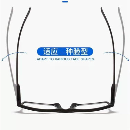 With box blue light reading glasses fashionable and comfortable men's and women's ultra-light old light glasses elderly glasses wholesale