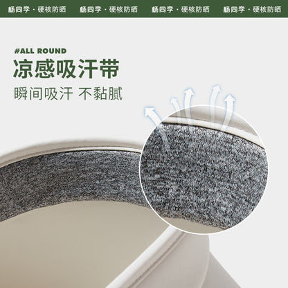 Wide-brimmed sunscreen hat for women's summer 2023 new full-face sun hat, UV-proof empty top hat, one piece is sent on behalf of others.