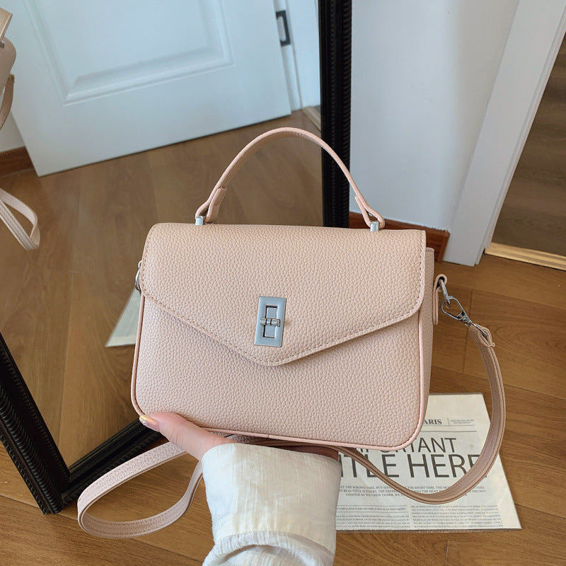 Niche light luxury messenger bag 2025 new handbag women large capacity fashion retro simple messenger small square bag women
