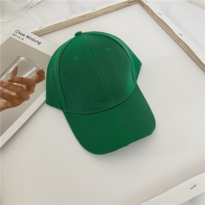 20-Color Mao Qing Velcro Solid Color Baseball Cap Cross-border Wholesale Student Shade Cap Couple Versatile Street