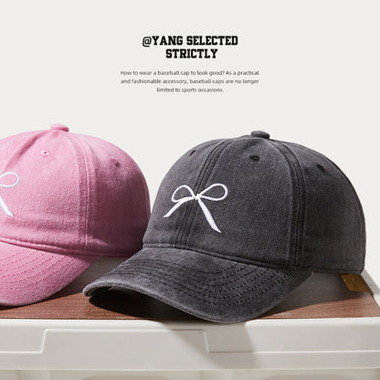 Classmate Yang peaked cap women's 2024 new thin and small face sports hat sunscreen baseball cap trendy one piece hair
