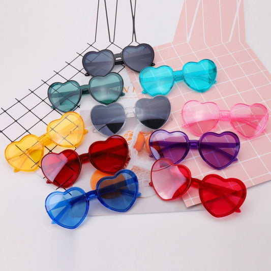 2023 new love sunglasses AliExpress cross-border fashion candy trend street shot decorative sunglasses women