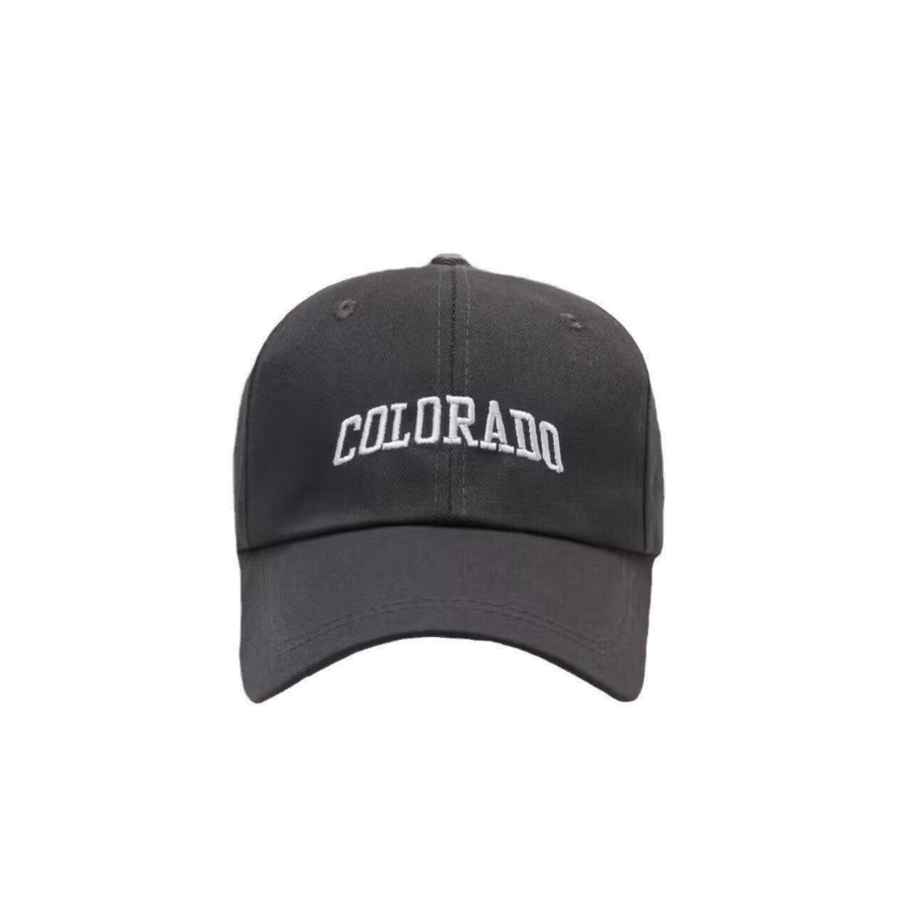 Women's big head circumference baseball cap old washed hat men's American wide brim retro small face trend embroidered cap