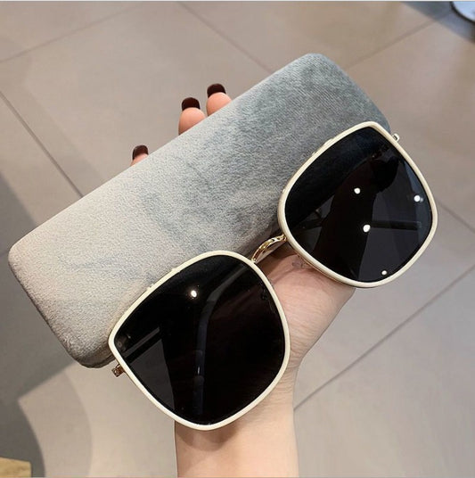 2023 new Korean version of sunglasses Internet celebrity ins same bibi sunglasses, large square sunglasses men's and women's glasses