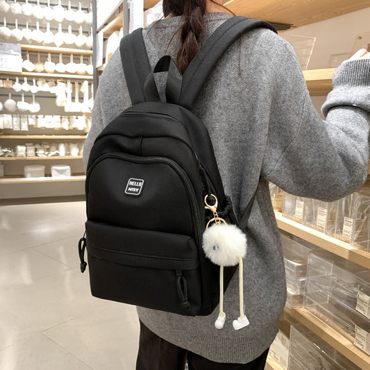 Yinlei schoolbag female ins college style Japanese sweet small fresh backpack spring and summer cute campus student backpack