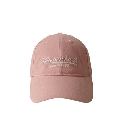 Wide brim, big head circumference, round face, suitable hat for women's 2024 new baseball cap, trendy brand, hard top cap for men