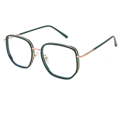 Xiaohongshu G business green glasses frame new big face thin ultra-light myopia glasses female Internet celebrity Korean version of trendy glasses