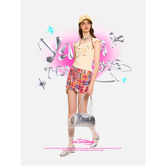 [Student Yang] S Embroidered Baseball Cap Big Head Circumference Show Face Small Hat Women's Deep Top Cap Big Face Wide Brim