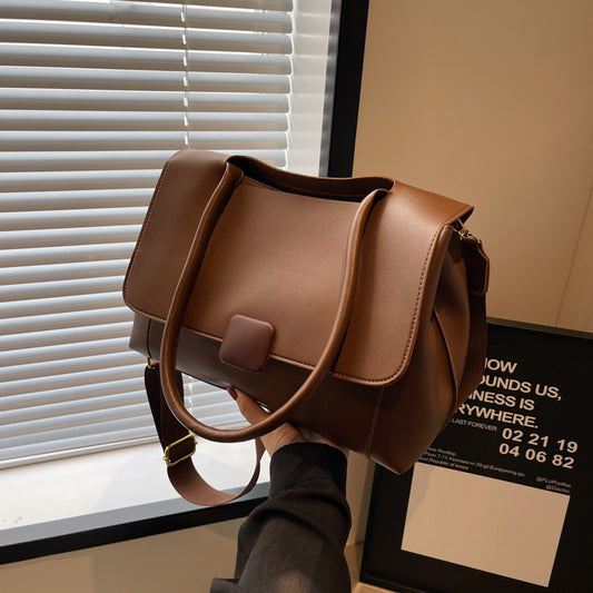 Women's bag autumn and winter large-capacity commuter bag new 2023 simple underarm bag niche high-end single shoulder messenger bag