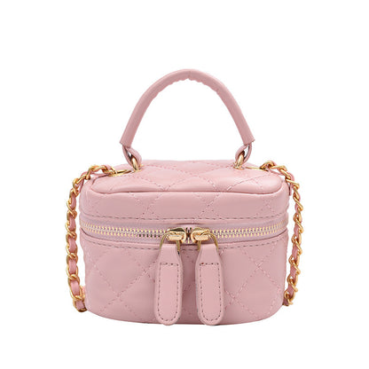Xiaoxiangfeng bag women's 2023 new Internet celebrity live broadcast portable shoulder bag fashion diamond mini messenger bag tide