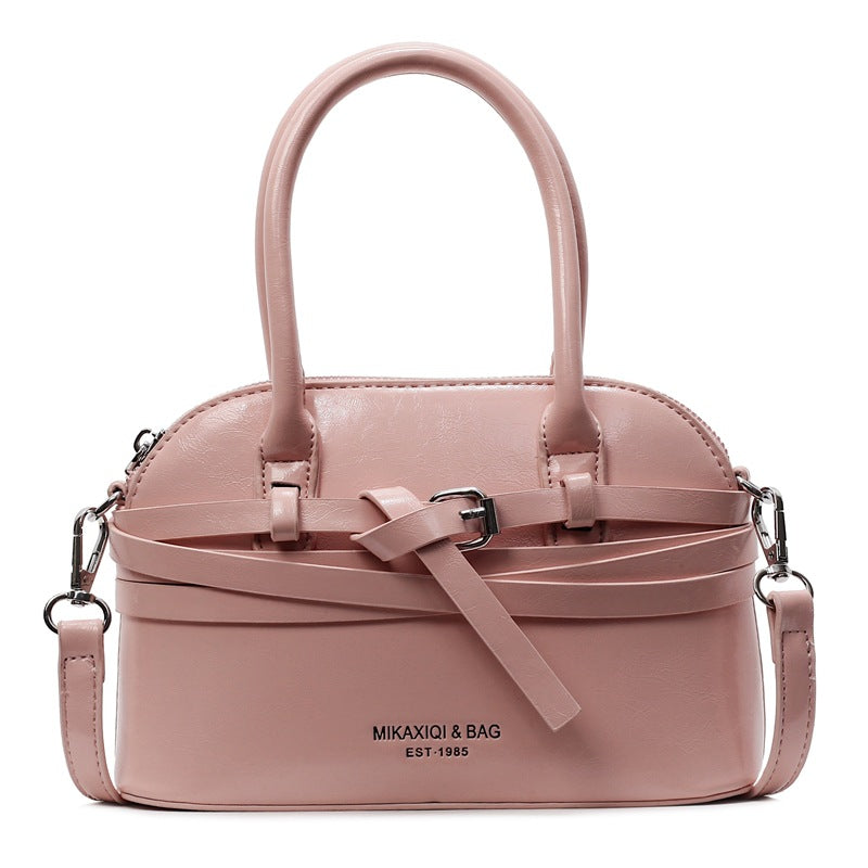Premium texture handbag women's 2025 spring and summer new retro versatile shoulder bag foreign style versatile messenger shell bag