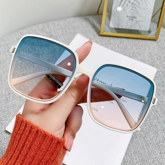 2022 new rice nail square sunglasses fashion sunglasses women's UV protection retro sunglasses wholesale