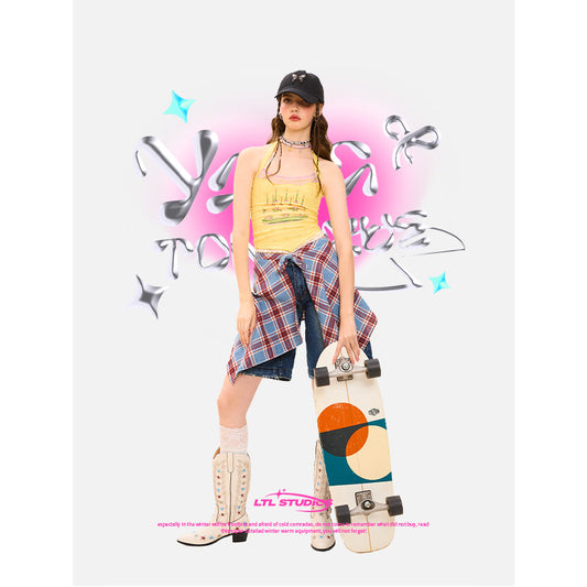[Student Yang] Bow-tie baseball cap, deep top, big head circumference hat, women's high-end sense versatile face cap