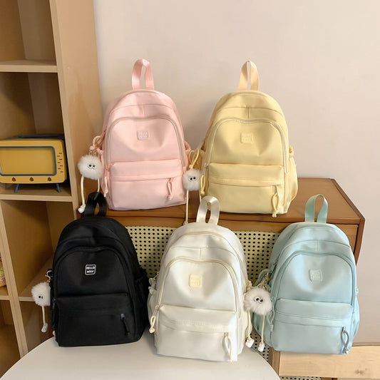 Yinlei schoolbag female ins college style Japanese sweet small fresh backpack spring and summer cute campus student backpack